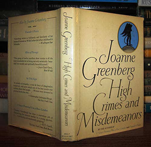 9780030449468: High Crimes and Misdemeanors