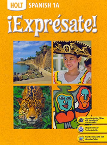 Stock image for Holt Spanish 1A: !Expresate! for sale by ThriftBooks-Atlanta