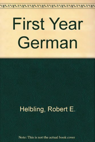 Stock image for First-Year German for sale by Wonder Book