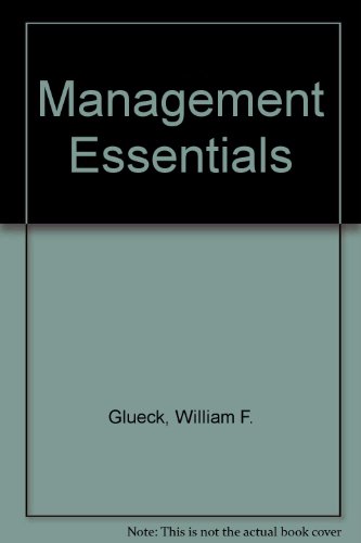 Stock image for Management Essentials for sale by ThriftBooks-Dallas