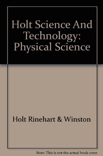 Beispielbild fr Holt Science and Technology Physical Science zum Verkauf von TextbookRush