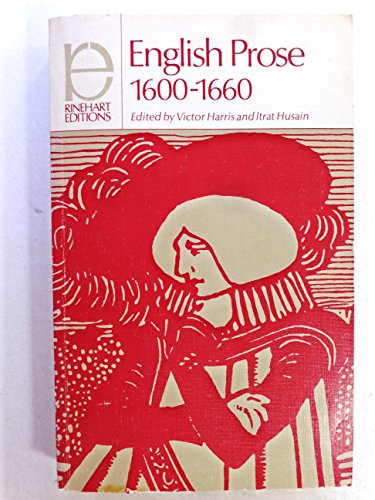 Beispielbild fr English Prose, 1600-60 zum Verkauf von Wonder Book