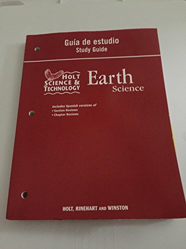 Stock image for Holt Science & Technology: Study Guide, Spanish Earth Science for sale by Iridium_Books