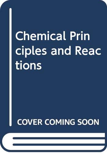 Chemical Principles and Reactions (9780030460098) by Masterton, William L.; Hurley, Cecile N.