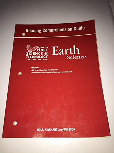 9780030462382: Holt Science & Technology: Reading and Comprehension Guide Earth Science