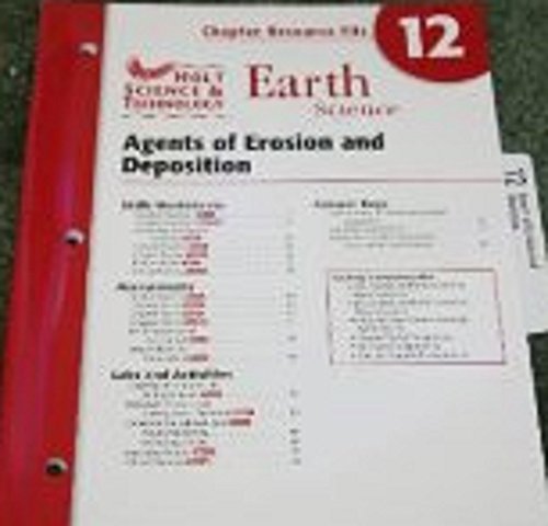 Stock image for Earth Science: Agents of Erosion and Deposition (Chapter Resource File, No.12) for sale by Iridium_Books