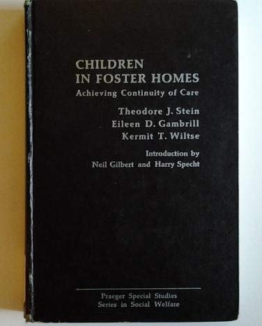Beispielbild fr Children in Foster Homes : Achieving Continuity of Care zum Verkauf von Better World Books Ltd