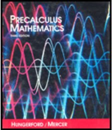 9780030469299: Precalculus Mathematics