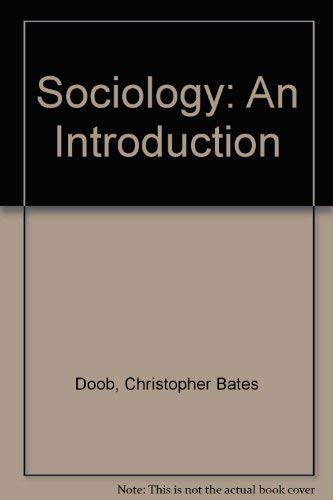 9780030470042: Doob Intro to Sociology 3e