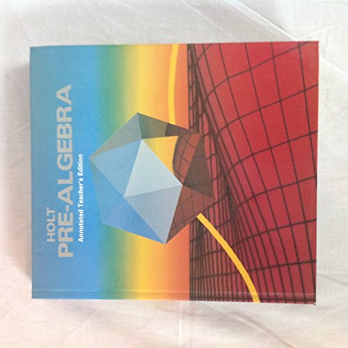 Imagen de archivo de Holt Pre Algebra Teacher Edition a la venta por GF Books, Inc.
