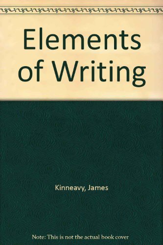 9780030471438: Elements of Writing