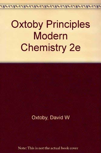 Stock image for Principles of Modern Chemistry (Saunders golden sunburst series) for sale by Wonder Book