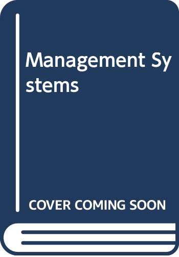 Stock image for Management Systems for sale by Better World Books