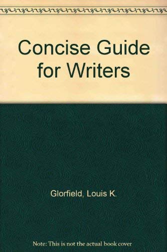 Stock image for Concise Guide for Writers for sale by Ken's Book Haven