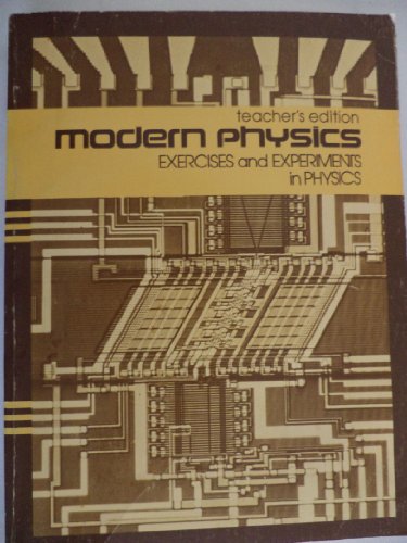 Stock image for MODERN PHYSICS ~ Exercises and Laboratory Experiments for sale by ThriftBooks-Atlanta