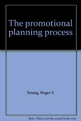 9780030491016: The promotional planning process