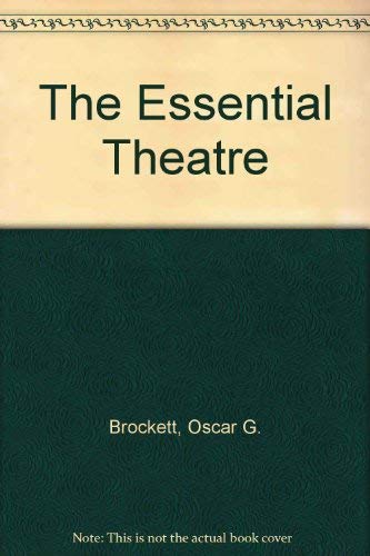Imagen de archivo de The essential theatre a la venta por HPB-Ruby
