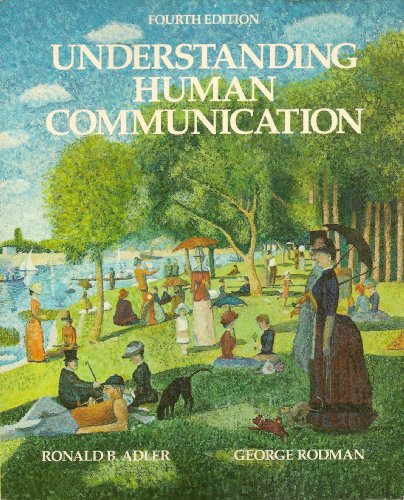 Beispielbild fr Understanding human communication zum Verkauf von Wonder Book