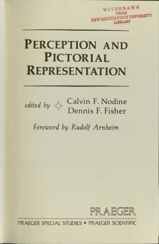 Stock image for Perception and pictorial representation for sale by Colewood Books