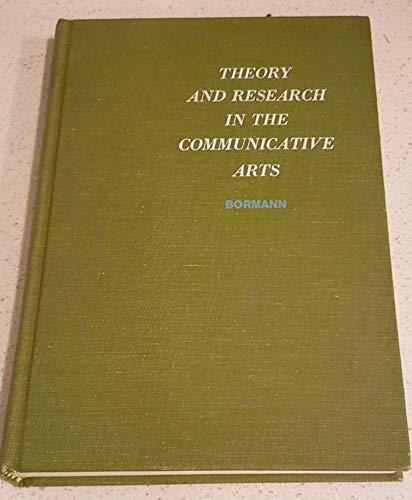 Beispielbild fr Theory and Research in the Communicative Arts zum Verkauf von Better World Books