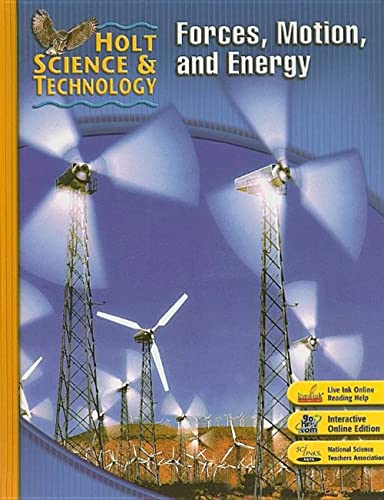 9780030501128: Holt Science & Technology: Student Edition M: Forces, Motion, and Energy 2007