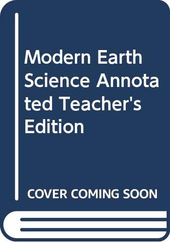 Beispielbild fr Modern Earth Science, Annotated Teacher's Edition zum Verkauf von Wonder Book