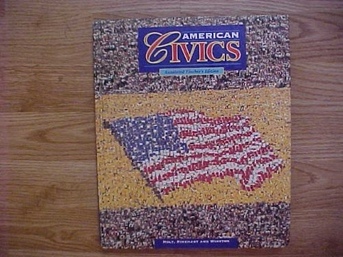 Imagen de archivo de American Civics: Revised Edition, Annotated Teacher's Edition a la venta por a2zbooks