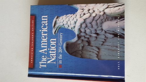 Stock image for Ate American Nation 20th Century 98 ; 9780030508042 ; 0030508045 for sale by APlus Textbooks