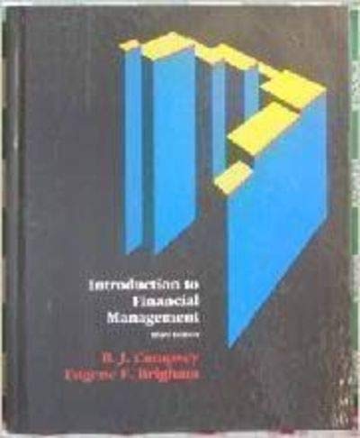 9780030510083: Introduction to Financial Management (Dryden Press Series in Finance)