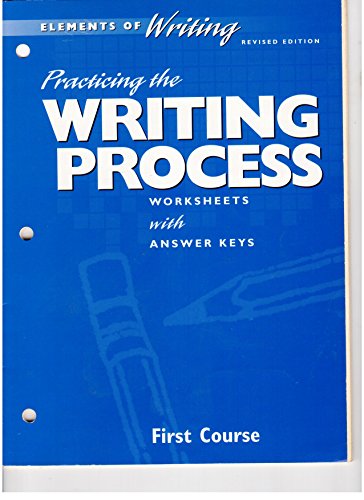 Stock image for Practicing / Writing Process (Elements of Writing, 1st Course, Grade 7) for sale by The Book Cellar, LLC