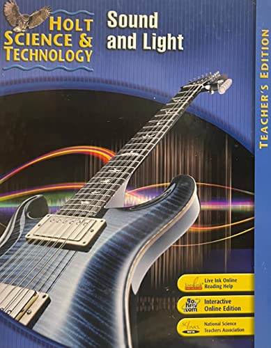Stock image for Holt Science & Technology: Teacher Edition O: Sound and Light 2007 for sale by Walker Bookstore (Mark My Words LLC)