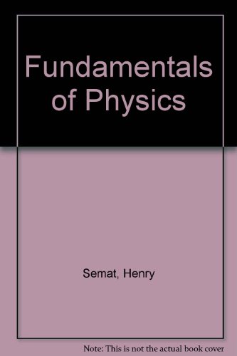 Beispielbild fr Fundamentals of Physics zum Verkauf von HPB-Red