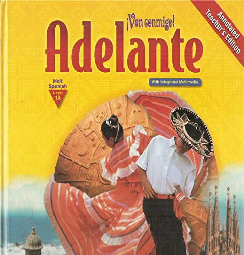 Beispielbild fr Adelante: Annotated Teacher's Edition, Spanish Level 1A (Ven Conmigo!) zum Verkauf von HPB-Red