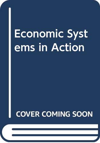 Imagen de archivo de Economic Systems in Action a la venta por Anybook.com