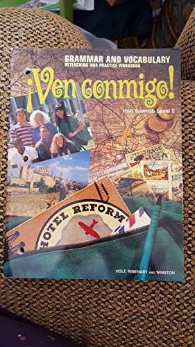 Imagen de archivo de Ven Conmigo!: Grammar and Vocabulary 2 (Spanish Edition) a la venta por Half Price Books Inc.