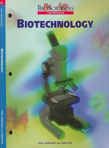 Stock image for Biotechnology: Includes Labs D1-D12 (Biosources Lab Program) [Paperback] by for sale by Nationwide_Text