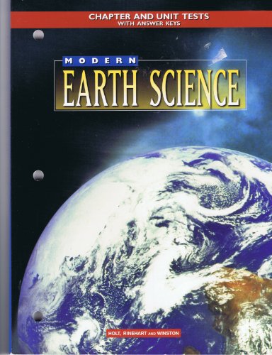 Stock image for Chapter and Unit Tests Mod Earth Sci 98 for sale by Nationwide_Text