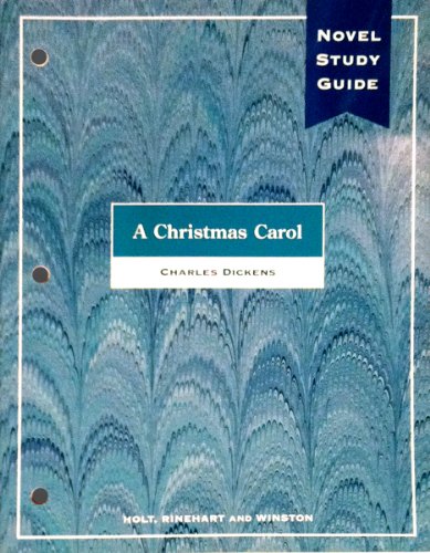 Stock image for A Christmas Carol -Novel Study Guide for sale by SecondSale