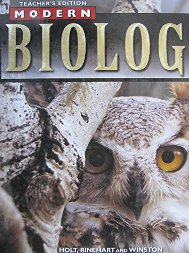 9780030517570: Te Modern Biology 99: Econ&gov't