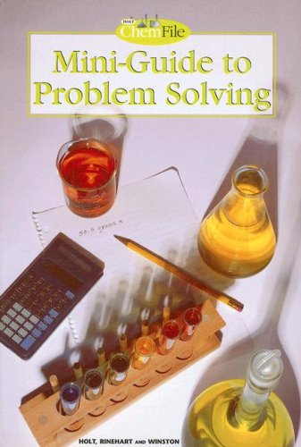 Imagen de archivo de Holt Chemistry File: Mini-Guide to Problem Solving a la venta por SecondSale