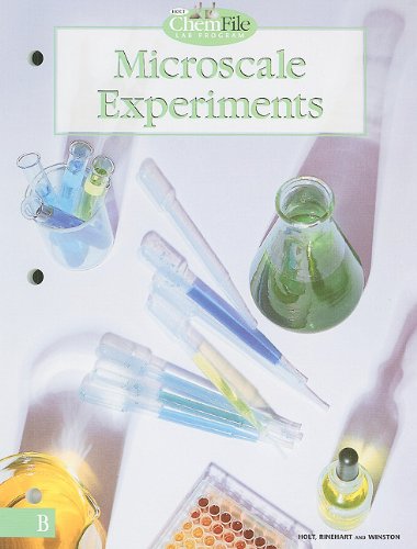 Stock image for Microscale Experiments Student Edition (B) for sale by BooksRun