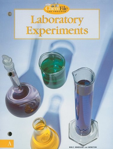 Stock image for Holt Chemistry: Laboratory Experiments for sale by Goodwill Southern California