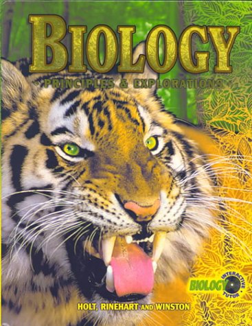 Imagen de archivo de Biology: Principles & Explorations a la venta por ThriftBooks-Atlanta