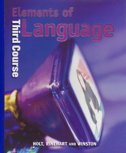 Imagen de archivo de Elements of Language, Third Course a la venta por ThriftBooks-Dallas
