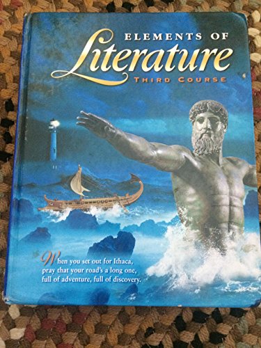 Imagen de archivo de Holt Elements of Literature: Student Edition, Third Course, Grade a la venta por Hawking Books