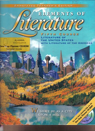 9780030521171: Elements of Literature Fifth Course Literature of the United States, Annotated Teacher's Edition