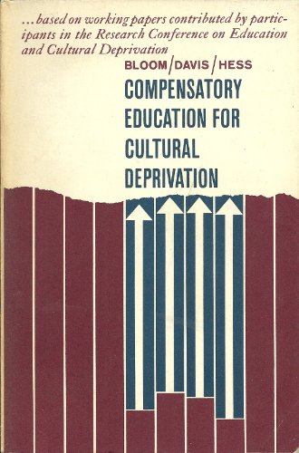 Stock image for Compensatory Education for Cultural Deprivation for sale by ThriftBooks-Atlanta