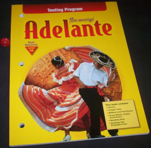 Stock image for Testing Prg Ven Conmigo! Adelante Lv1 a for sale by Booksavers of MD