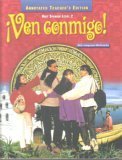 Beispielbild fr Spanish Level 2, Ven Conmigo, Annotated Teacher's Edition ; 9780030523021 ; 0030523028 zum Verkauf von APlus Textbooks