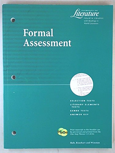 9780030523847: formal-assessment-eol-2000-g-10